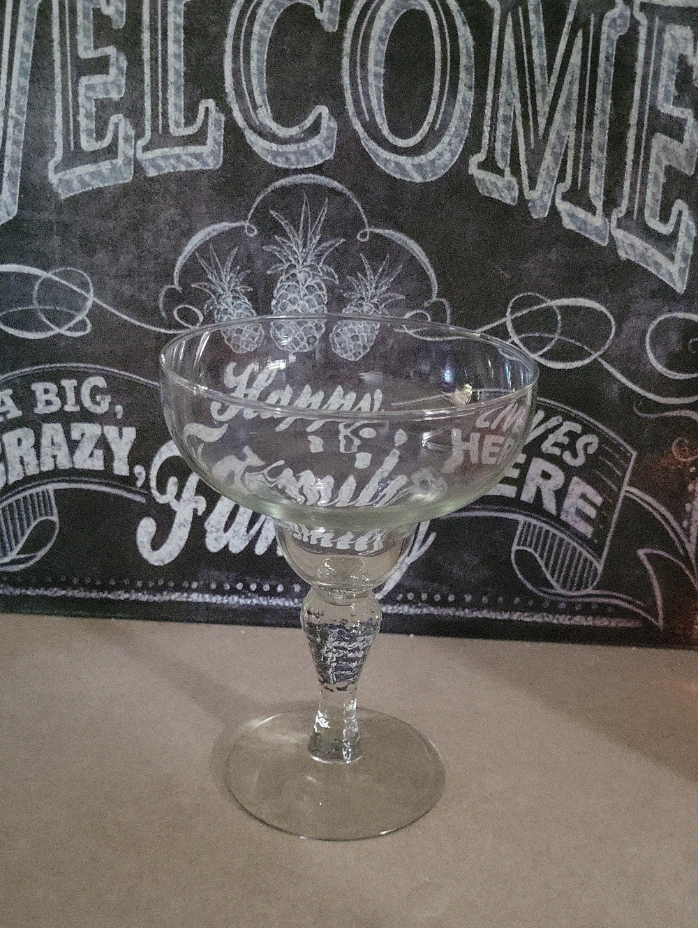 Libbey Martello Margarita Glass Set of Four Vintage 1990s Gently Rarely Used